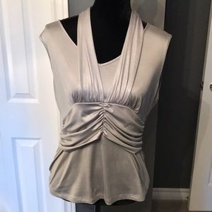 Silver stretchy shirt